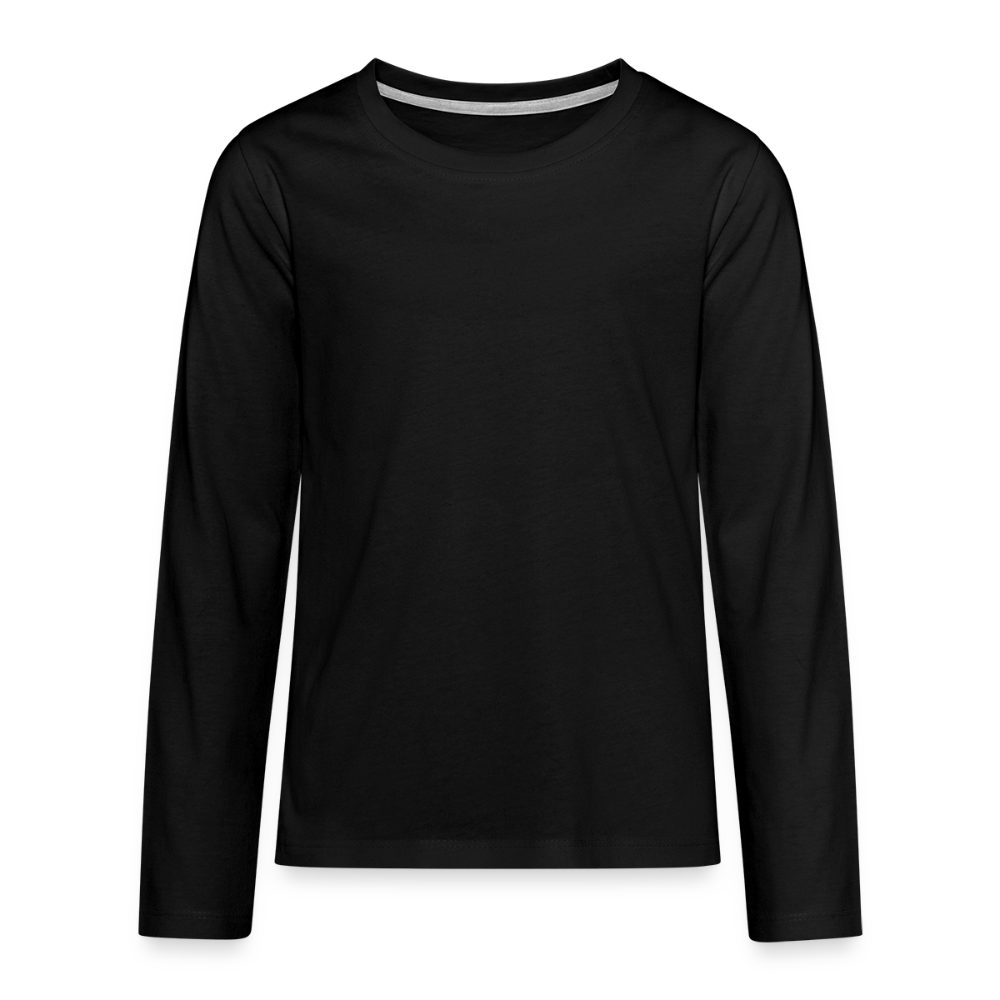 PopArt Long Sleeve Shirt Teenager | Premium - Schwarz