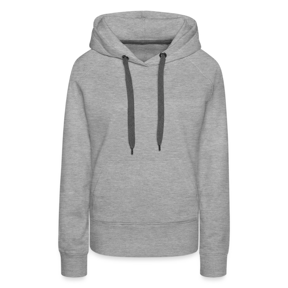 Classic Hoodie Frauen | Premium - Grau meliert