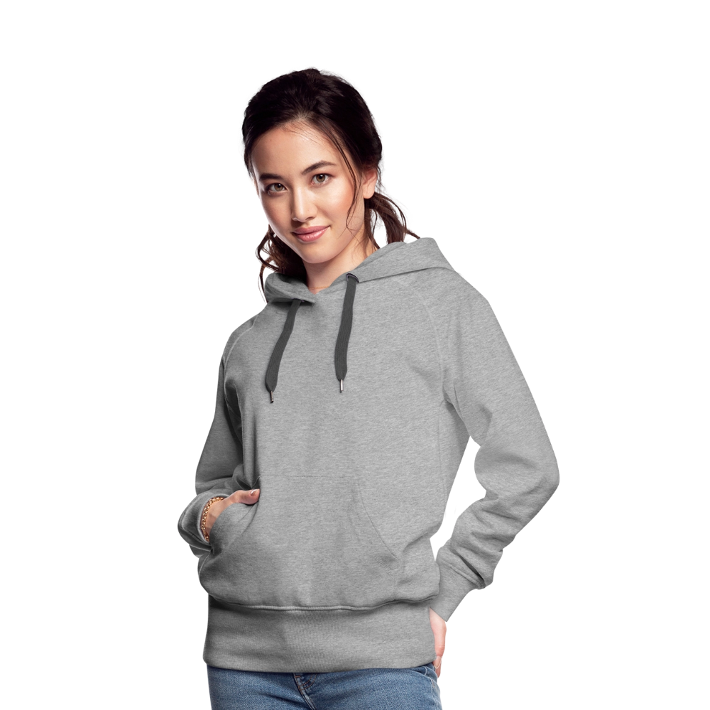Classic Hoodie Frauen | Premium - Grau meliert