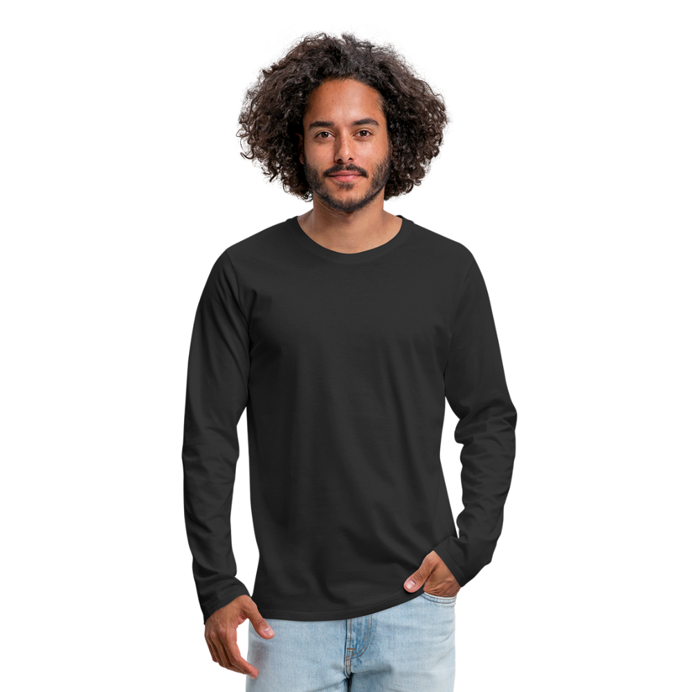 PopArt Long Sleeve Shirt Männer | Premium - Schwarz