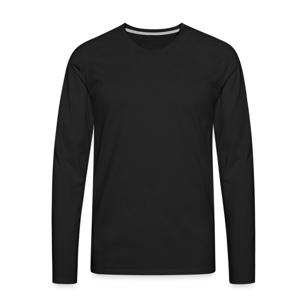 PopArt Long Sleeve Shirt Männer | Premium - Schwarz