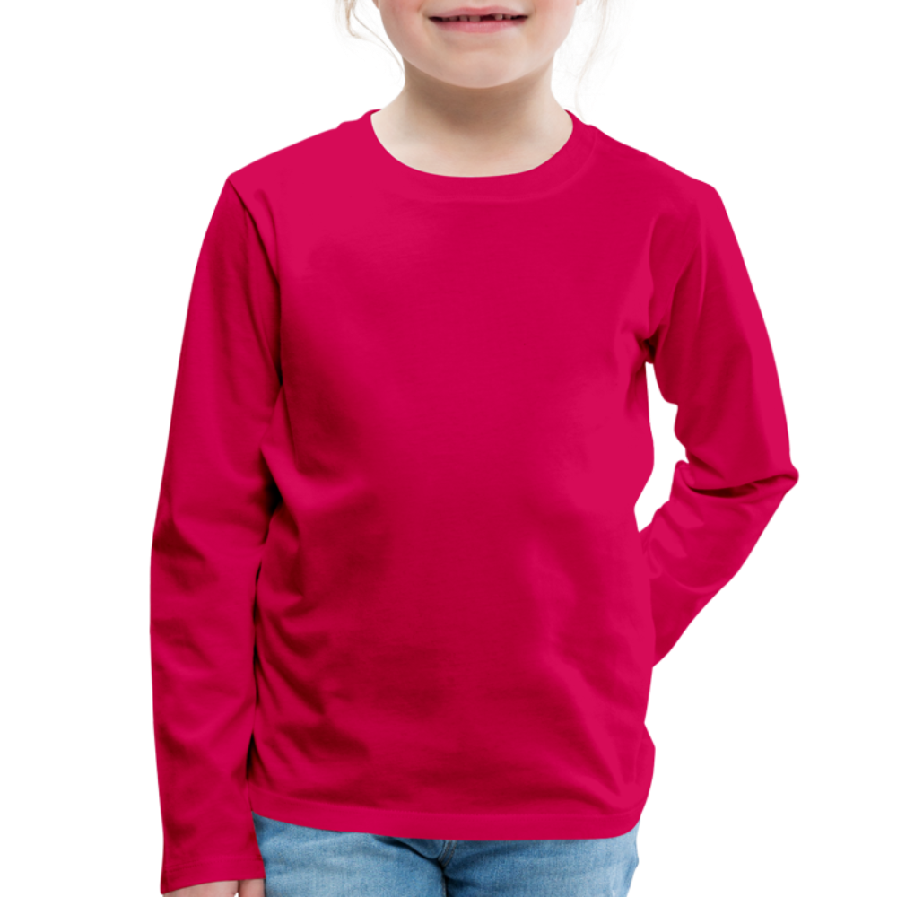 PopArt Long Sleeve Shirt Kinder | Premium - dunkles Pink
