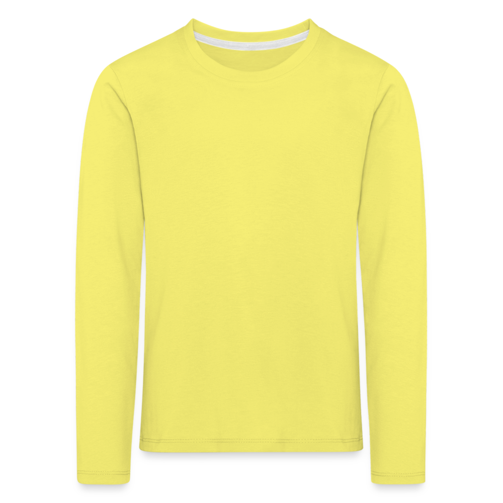 PopArt Long Sleeve Shirt Kinder | Premium - Gelb