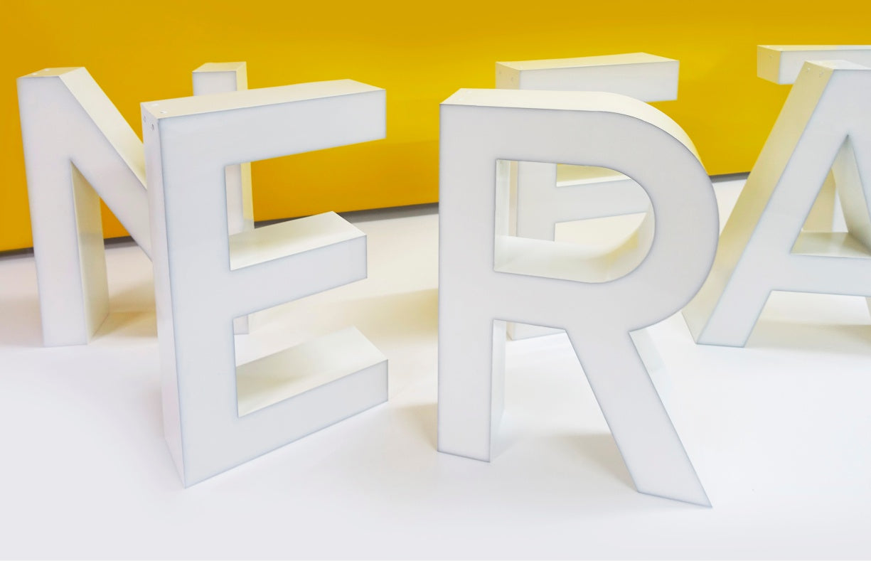 3D-Leuchtbuchstaben