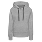 Classic Hoodie Frauen | Premium - Grau meliert