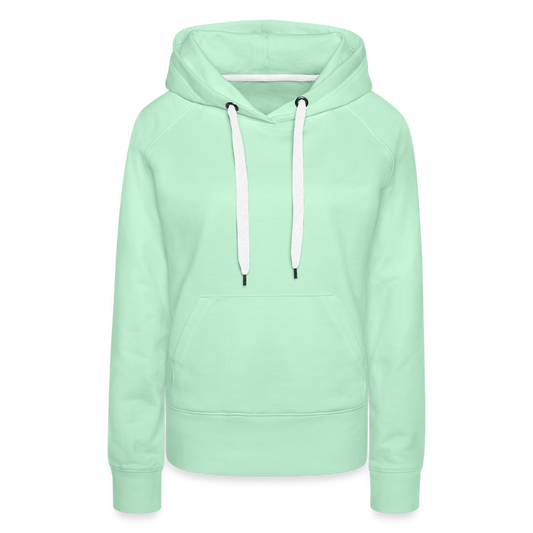 PopArt Hoodie Frauen | Premium - helles Mintgrün