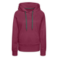 PopArt Hoodie Frauen | Premium - Bordeaux