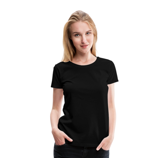 PopArt T-Shirt Frauen | Premium - Schwarz