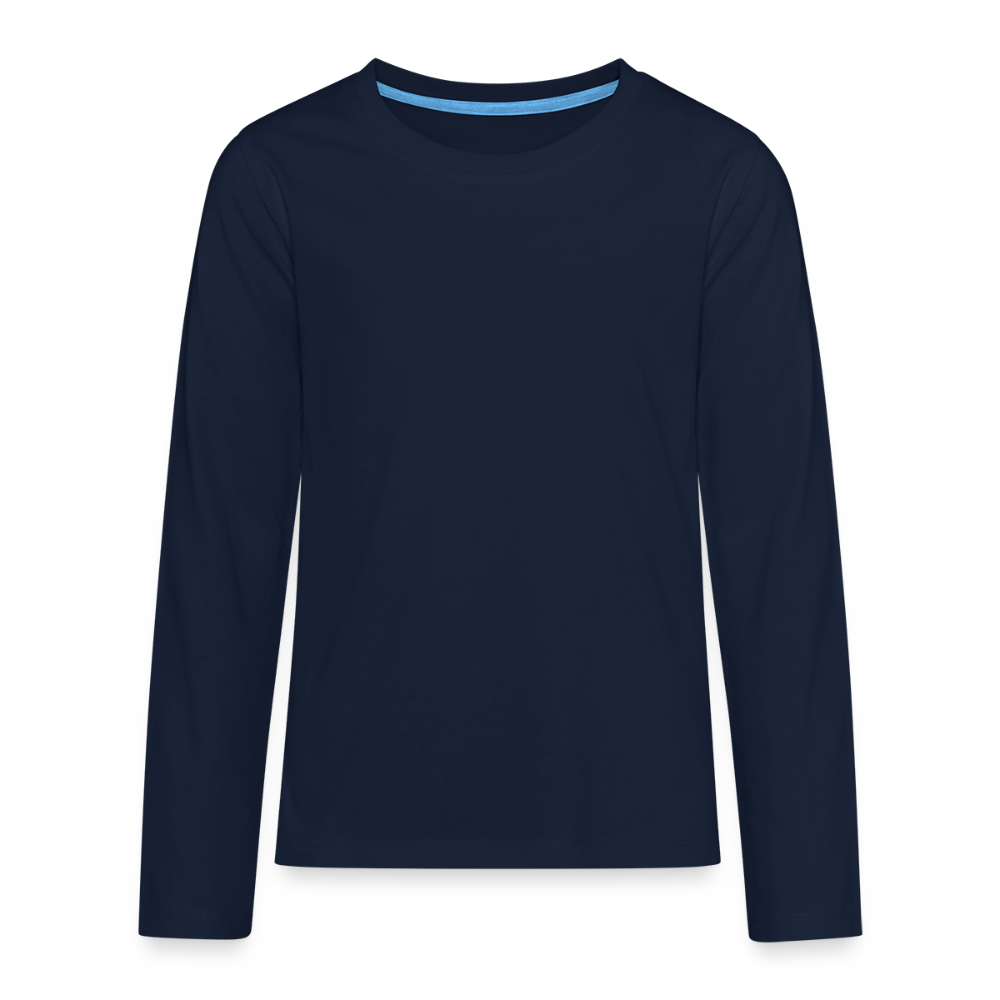 PopArt Long Sleeve Shirt Teenager | Premium - Navy