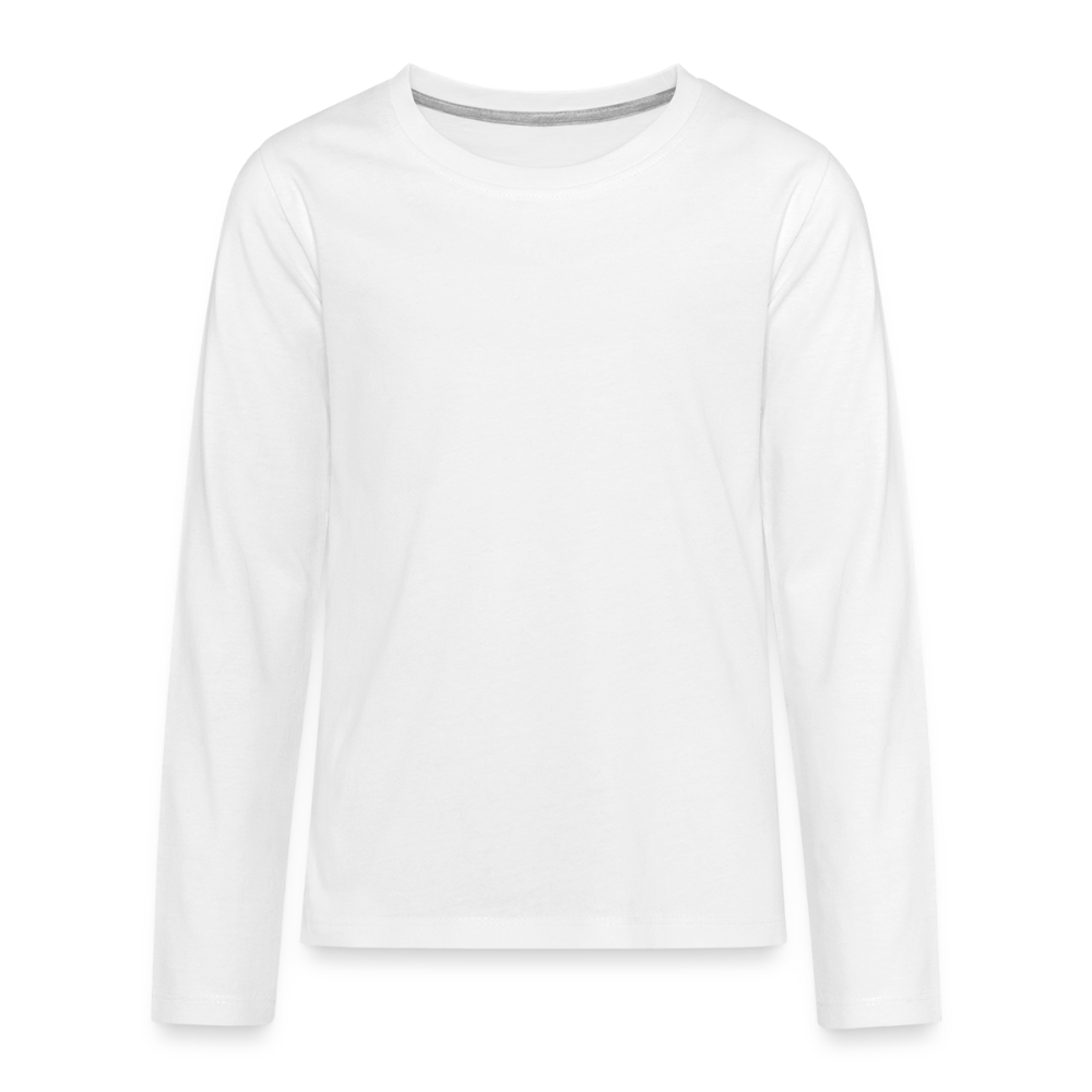 PopArt Long Sleeve Shirt Teenager | Premium - Weiß