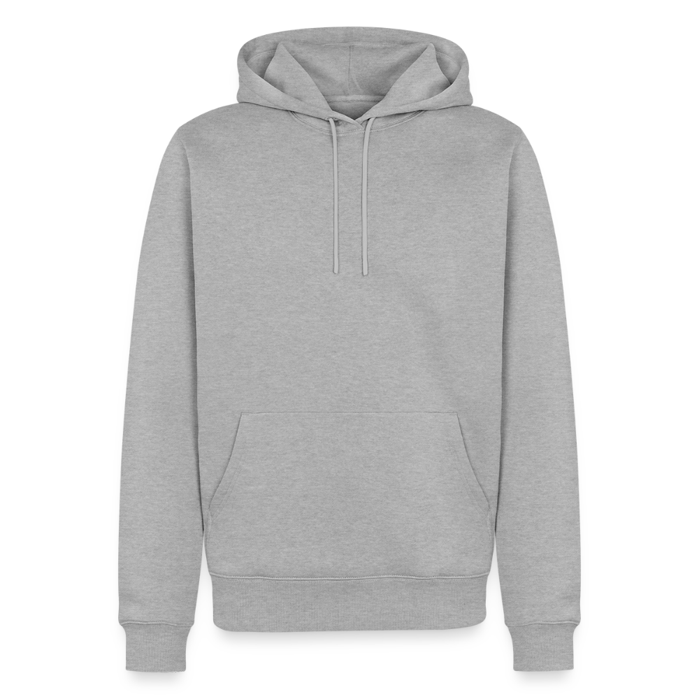 Männer Premium Hoodie - Grau meliert