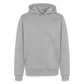 Männer Premium Hoodie - Grau meliert