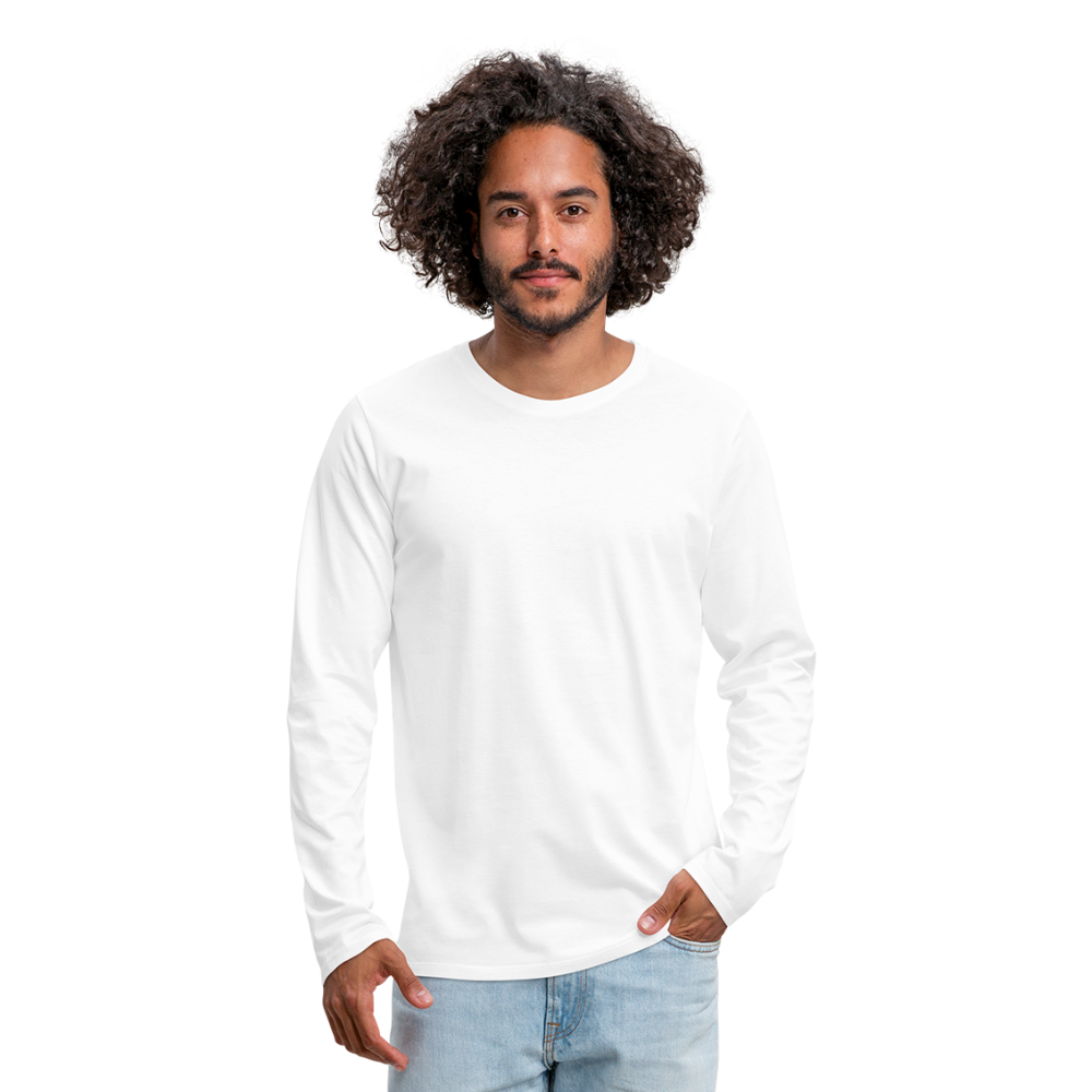 PopArt Long Sleeve Shirt Männer | Premium - weiß