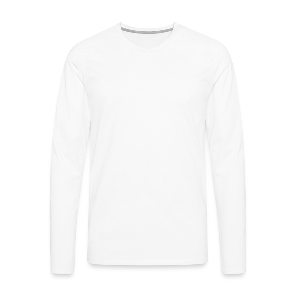 PopArt Long Sleeve Shirt Männer | Premium - weiß