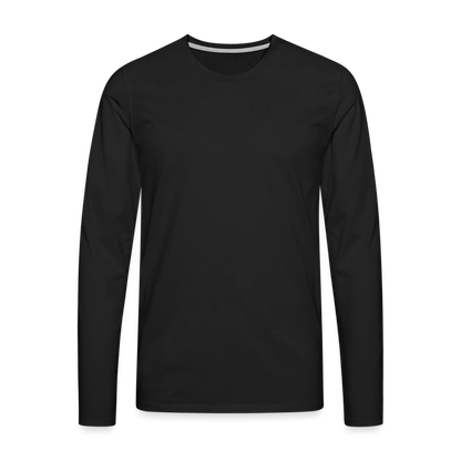 PopArt Long Sleeve Shirt Männer | Premium - Schwarz