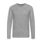 PopArt Long Sleeve Shirt Männer | Premium - Grau meliert