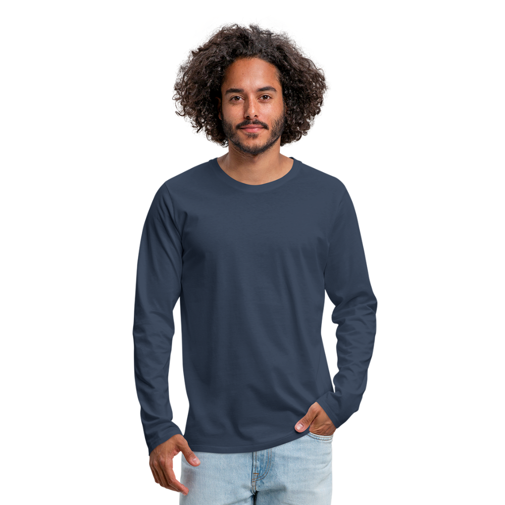 PopArt Long Sleeve Shirt Männer | Premium - Navy
