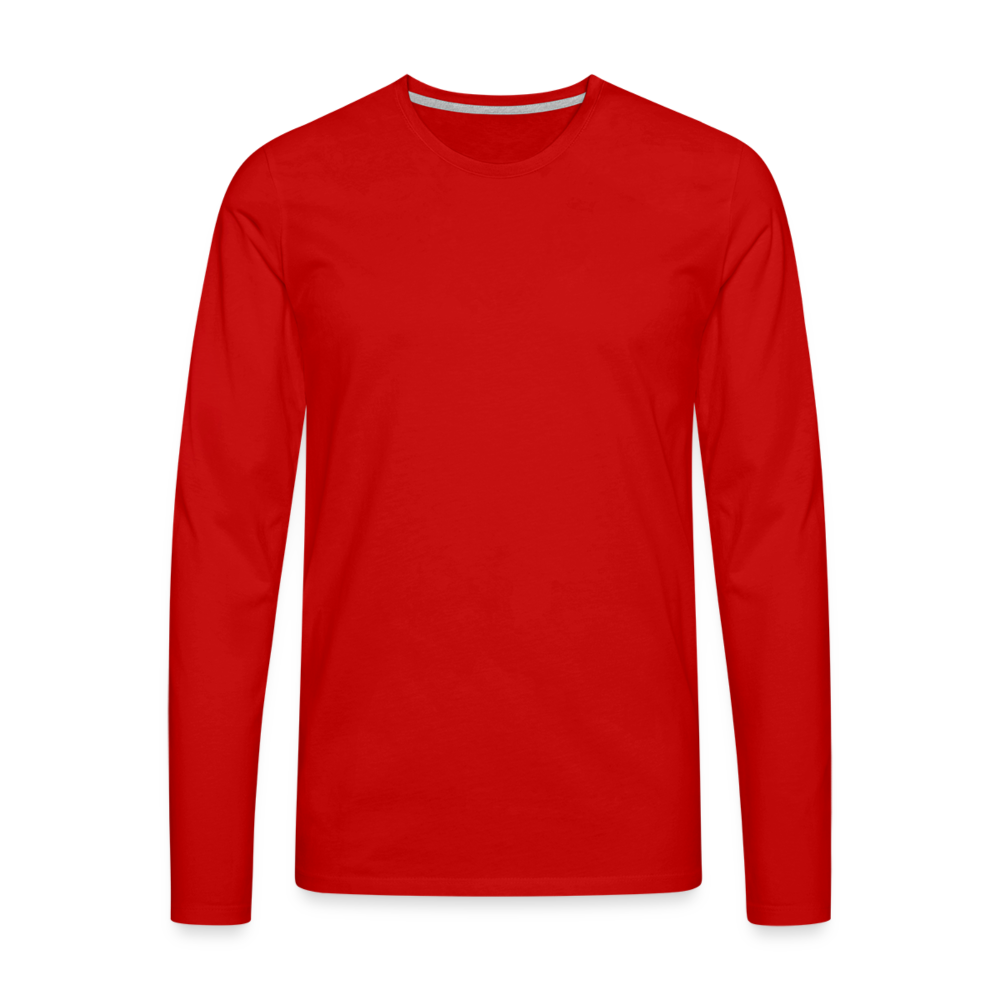 PopArt Long Sleeve Shirt Männer | Premium - Rot