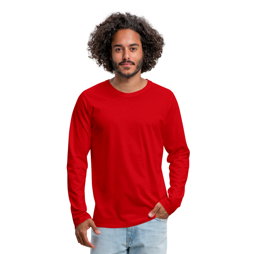 PopArt Long Sleeve Shirt Männer | Premium - Rot