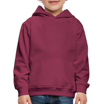 PopArt Hoodie Kinder-Teenager | Premium - Bordeaux