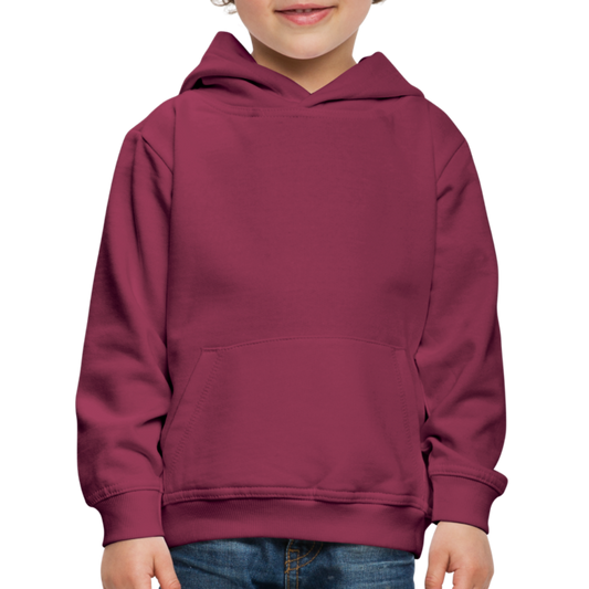 PopArt Hoodie Kinder-Teenager | Premium - Bordeaux