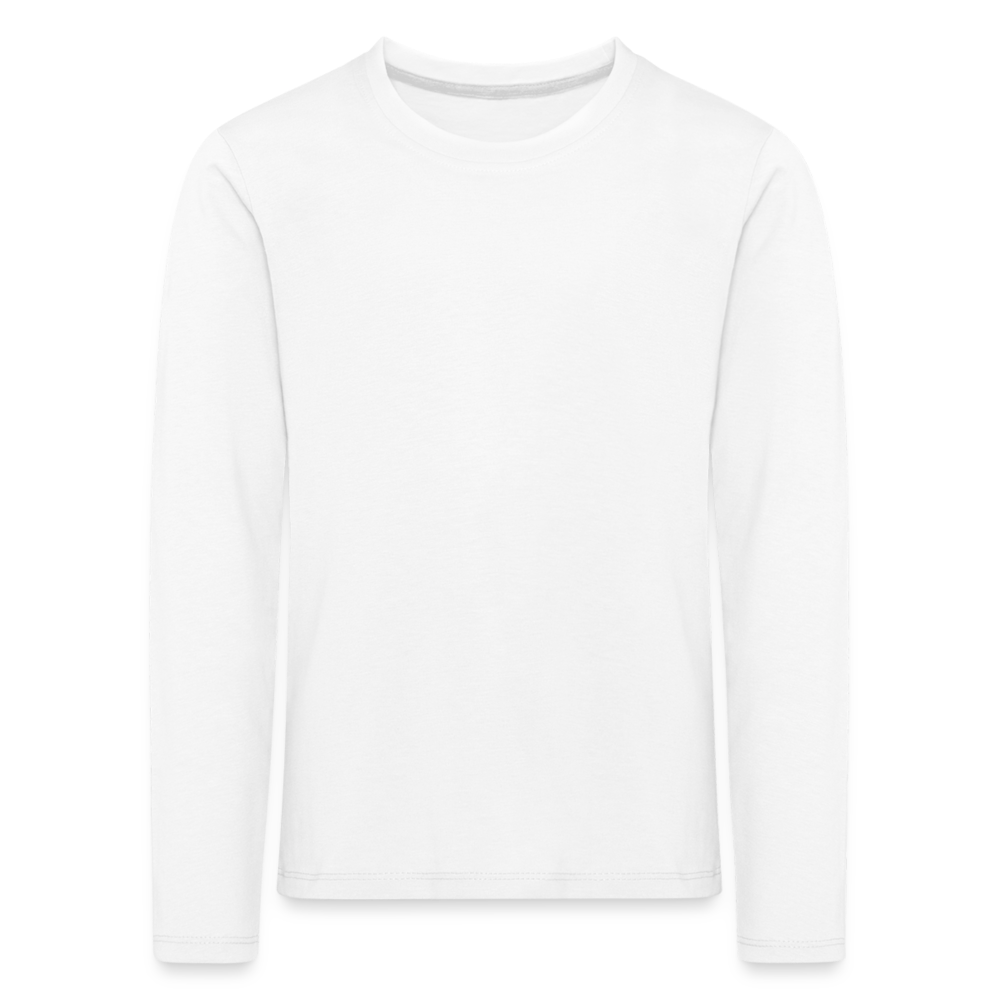 Classic Long Sleeve Shirt Kinder | Premium - weiß