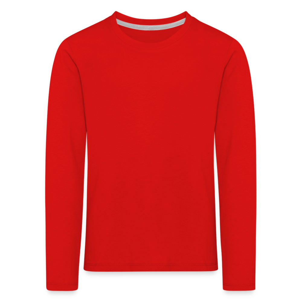 Classic Long Sleeve Shirt Kinder | Premium - Rot