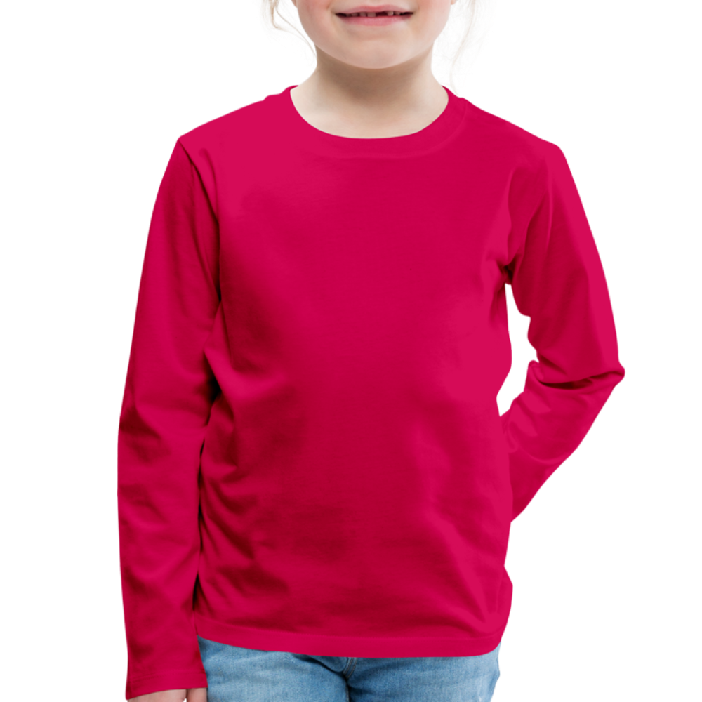 Classic Long Sleeve Shirt Kinder | Premium - dunkles Pink
