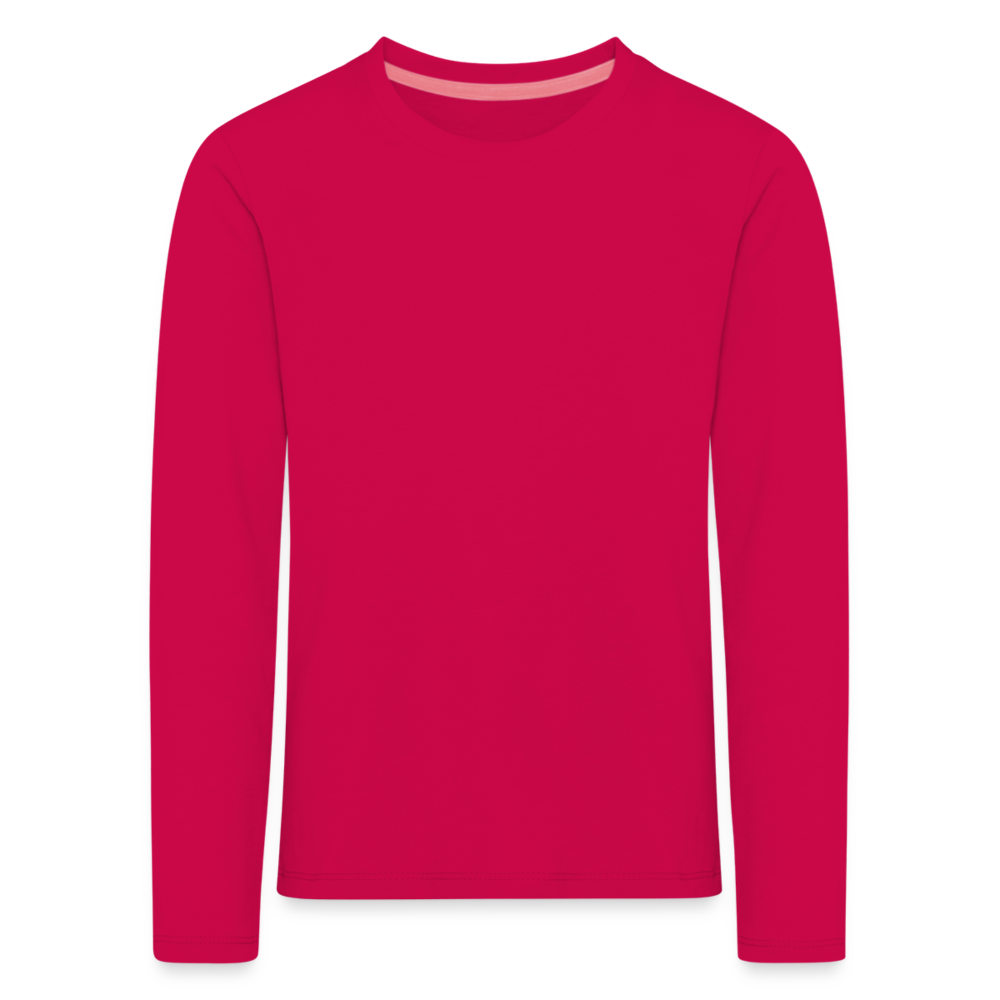 Classic Long Sleeve Shirt Kinder | Premium - dunkles Pink