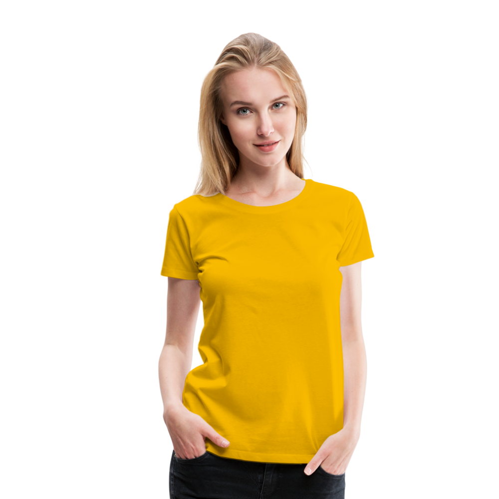 PopArt T-Shirt Frauen | Premium - Sonnengelb