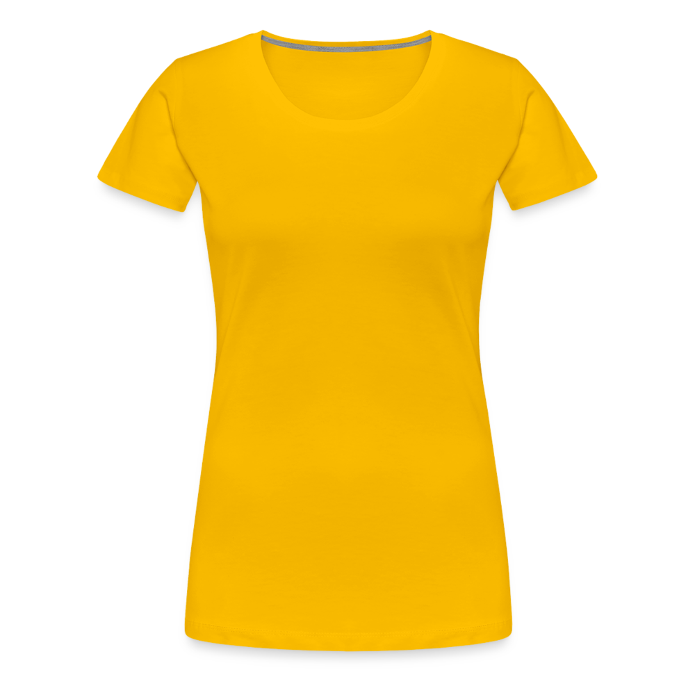 PopArt T-Shirt Frauen | Premium - Sonnengelb