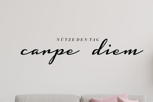 Wandtattoo-Einfarbig