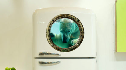 Wandtattoo 3D - Schiffsluke