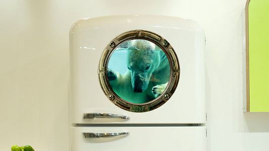 Wandtattoo 3D - Schiffsluke