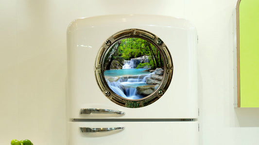 Wandtattoo 3D - Schiffsluke