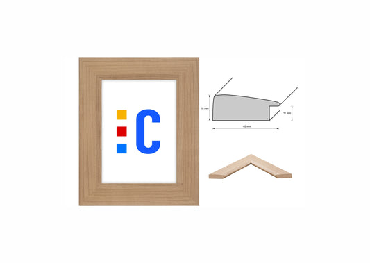 MDF-Rahmen MD50 'Augsburg'