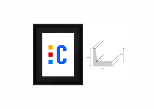 Holzrahmen 'Schattenfuge'